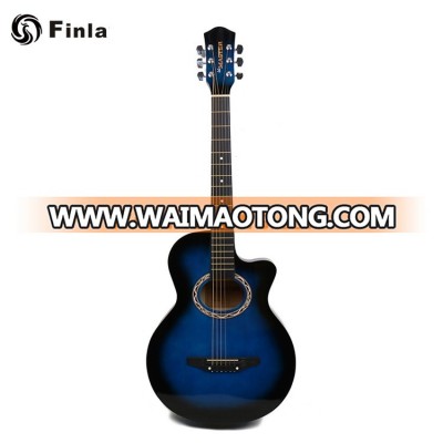 Finlay 38C Colour Hollow Chinese Acoustic Guitar For Student