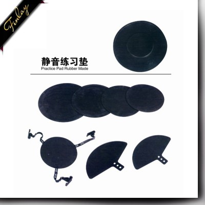 Practice Pad Rubber Made Good Quality Black Drum Head Skin