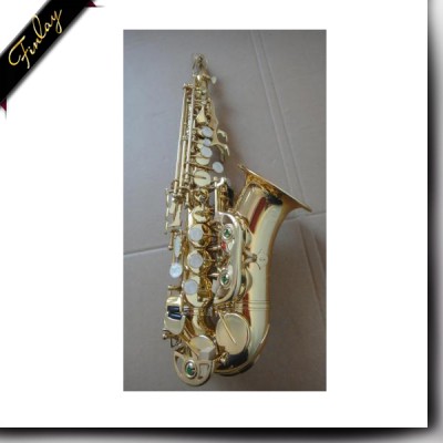 High Quality OEM bB Bend Soprano Saxophone