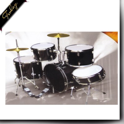 110-2 China Wholesale Christmas Gift Professional Maple Ply Cool Black High Quality Drum Set