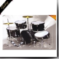 110-2 China Wholesale Christmas Gift Professional Maple Ply Cool Black High Quality Drum Set