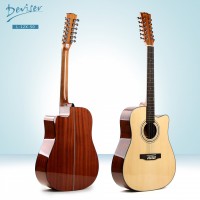 Deviser Wholesale Factory Price 41inch Cutaway 12 String Acoustic Guitar