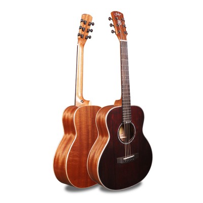 Joker china guitar manufactory spruce sapele 36 inch cheap acoustic guitar retro color