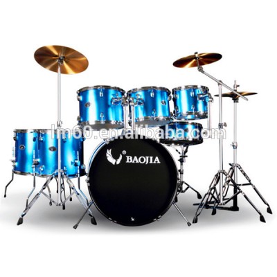 Guangzhou 7 Sets Professional Head Custom Drum Set For Sale