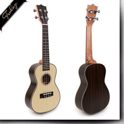 Finlay FU-24YM2 24 Inch China Wholesale Brand Special Fishbone Line Biding Ukulele,hawaiian guitar