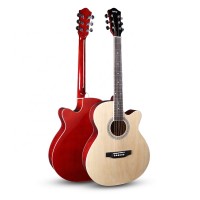 40inch cutway acoustic beginner guitar in good quality